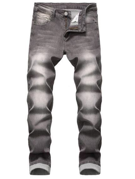 Men's business casual jeans brown